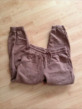 Quince Organic Heavyweight Fleece Boyfriend Sweatpants - Taupe, XS